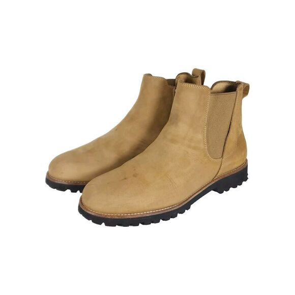 Samuel Hubbard Women's US 9,5 Ginger Nubuck Leather Pull On Ankle Chelsea Boots - Picture 1 of 16